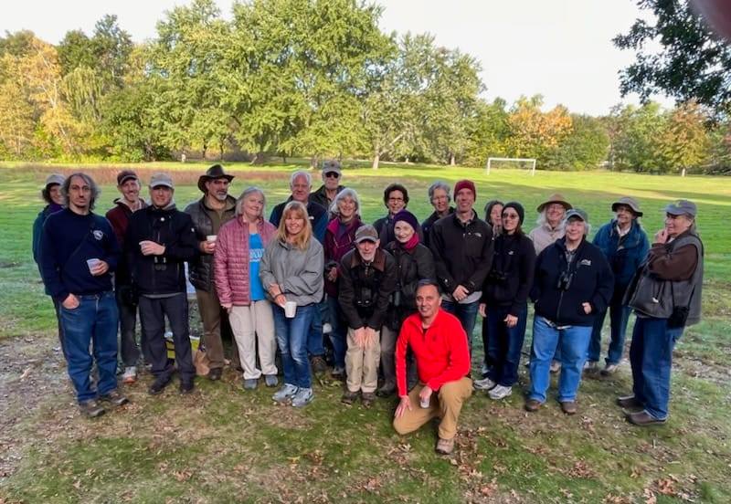 menotomy bird club 20th 391557594_697246699120351_6962077995899214006_n Some of the members of the Mentomy Bird Club at the 20th anniversary meeting